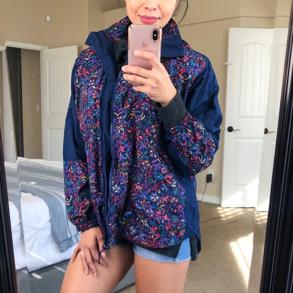 floral nike windbreaker